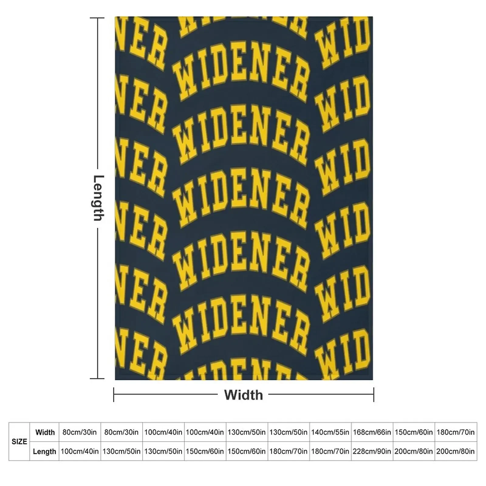widener university Throw Blanket
