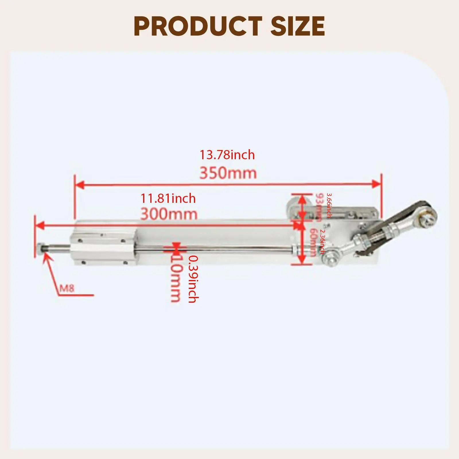 High Speed Mini Linear Actuator Adjustable Gear Motor Compact Linear Mechanism Set for Robotics Automation