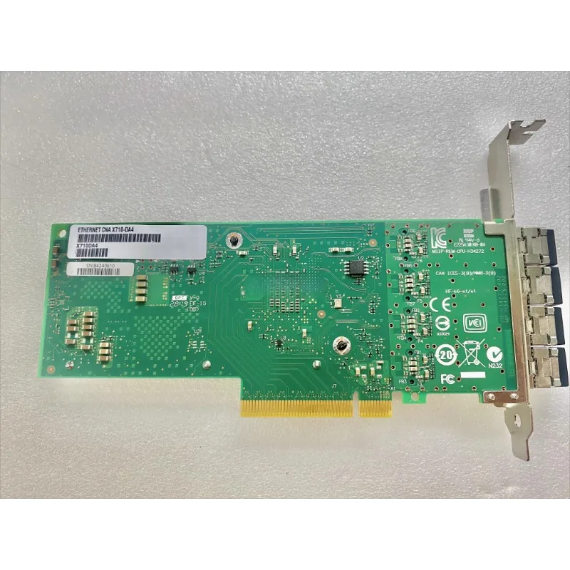 Parts are suitable for original intel X710DA4 fourSFP + 4-port 10 Gigabit network optical port fiber network interface card