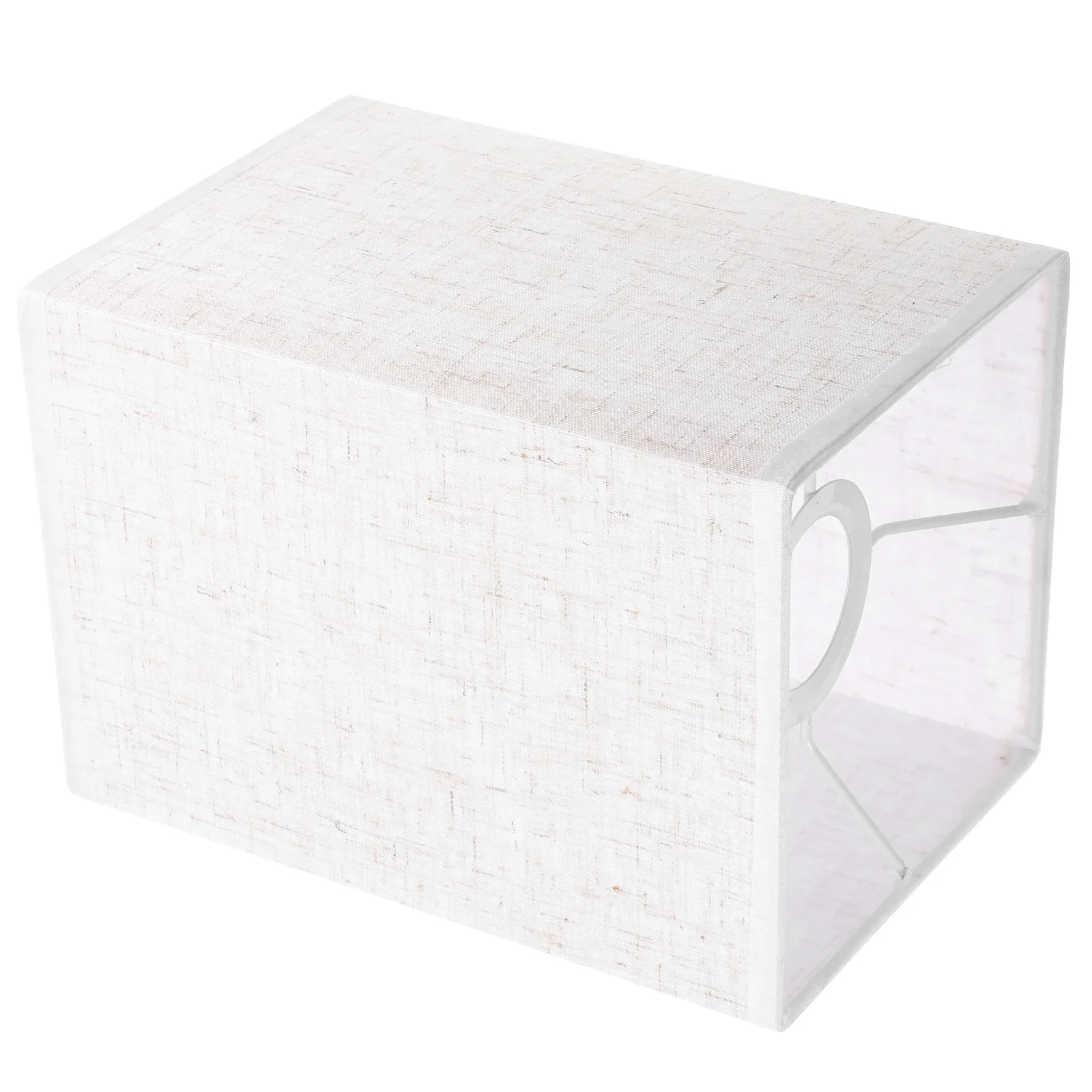 Linen Lamp Shade Rectangular Lamp Shade Fabric Lampshades Chandelier Lamp Shades Clip On Light Cover Lamp