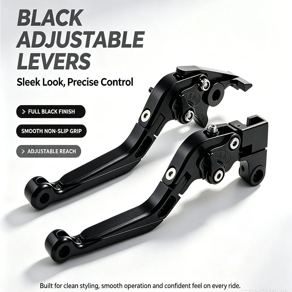 For BMW G310R G 310 R G310GS G 310 GS 2017-2020 CNC Folding Extendable Brake Clutch Levers Adjustable Handle Set Black Motorcycl