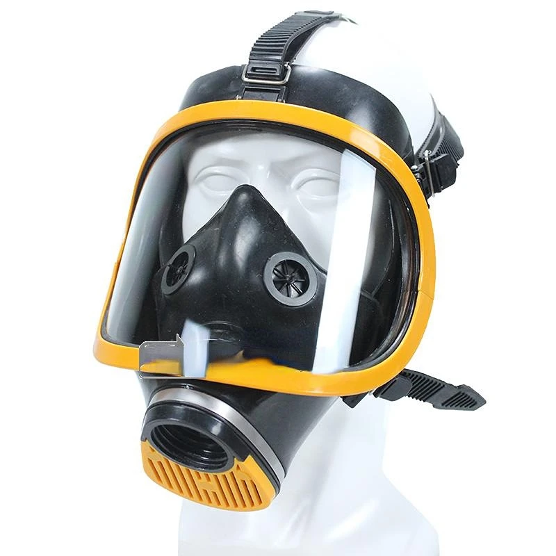 

Gas Mask Spray Paint Chemical Formaldehyde Gas Fire Mask Full Face Mask Decoration Dust-Proof Alkaline Pesticide Mask