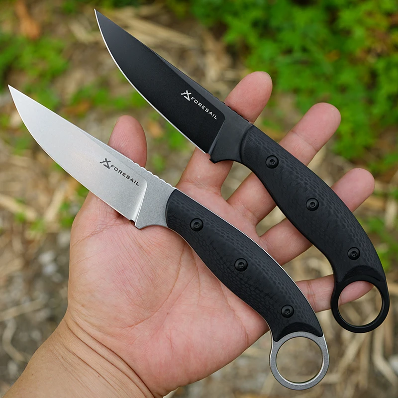 

Fixed Knife Carbon Fiber Handle Sharp VG10 Steel Knife Tactical Survive Hunting Outdoor Camping Kitchen Fruit EDC Man Tool Knife
