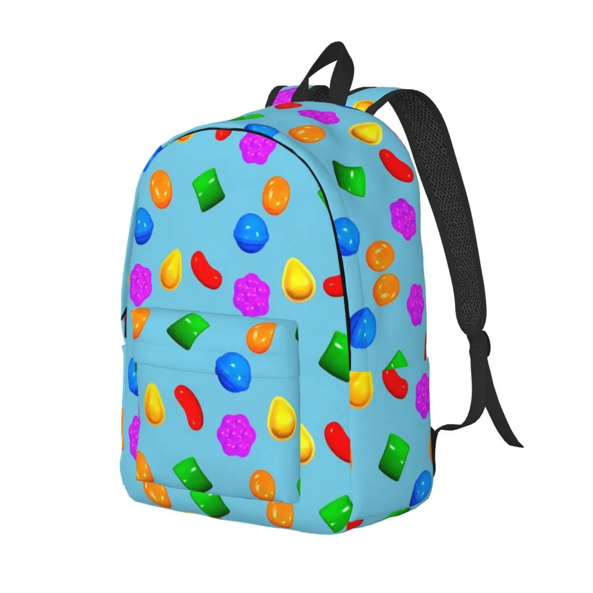 

Gotta Crush Some Candy Crush Student Backpack School Bag Hiking Travel Daypack for Men Women Fashion Bookbag Shoulder Bags