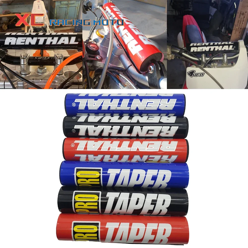 Tappetini manubrio moto universali 7/8 25cm Renthal Pro manubrio Crossbar per KTM Honda Yamaha