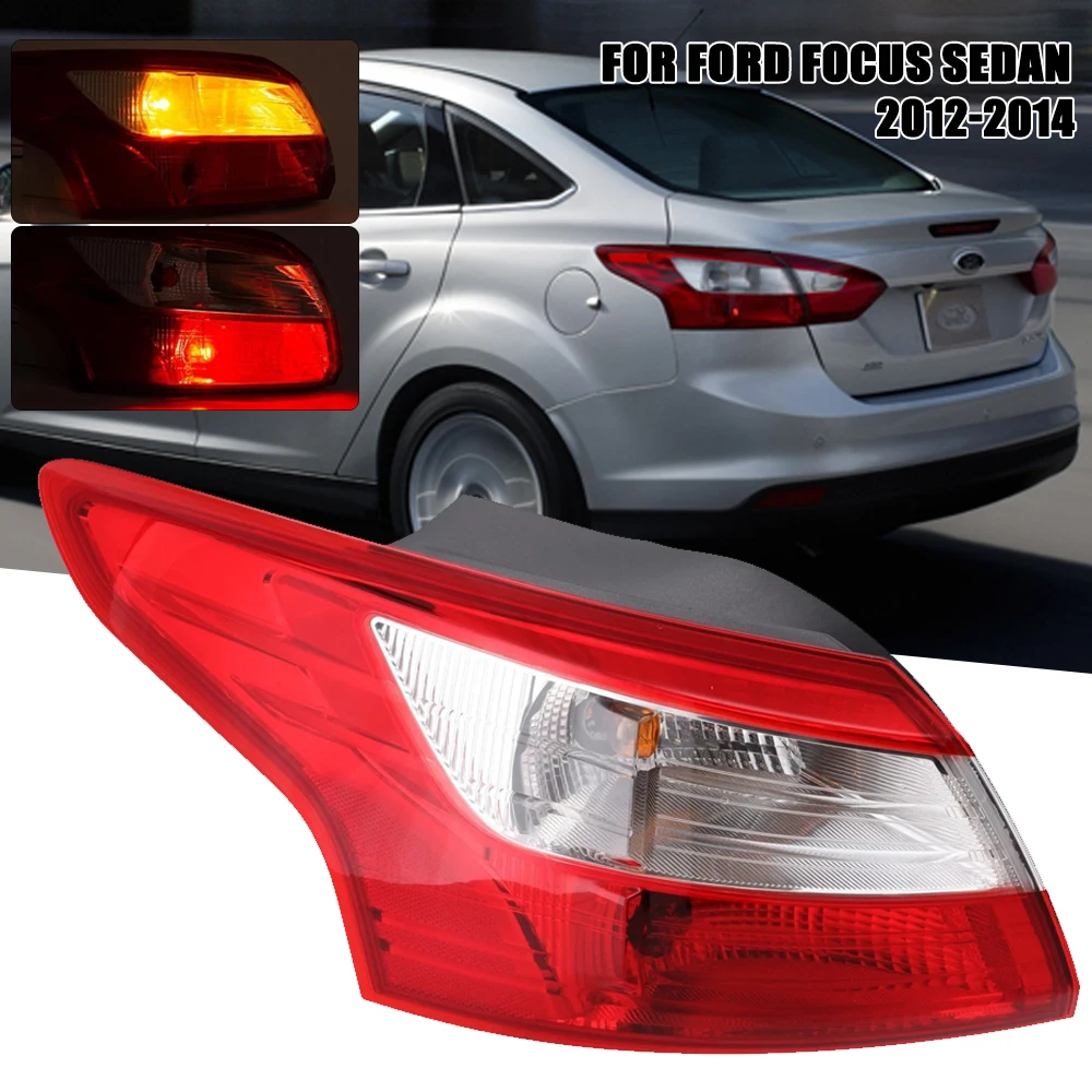 

ДЛЯ Ford Focus Sedan 2012-2014 левый/правый боковой задний фонарь задний стоп-сигнал с аксессуаром для внешнего автоматического освещения