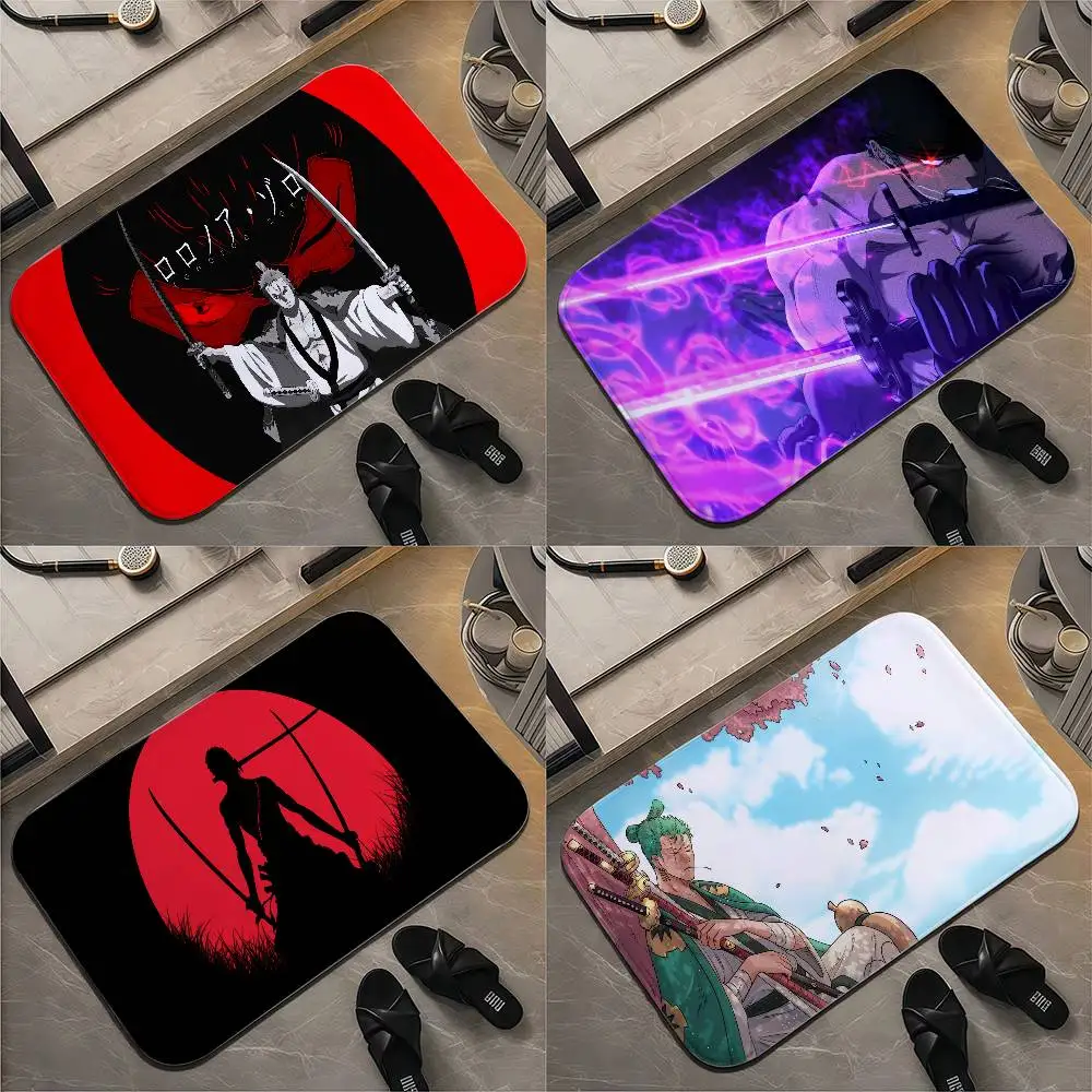 

Roronoa Zoro Vano Floor Mat Printed Large Carpets Room And Bedroom Carpets Bathroom Anti Slip Door MATS Small Carpets