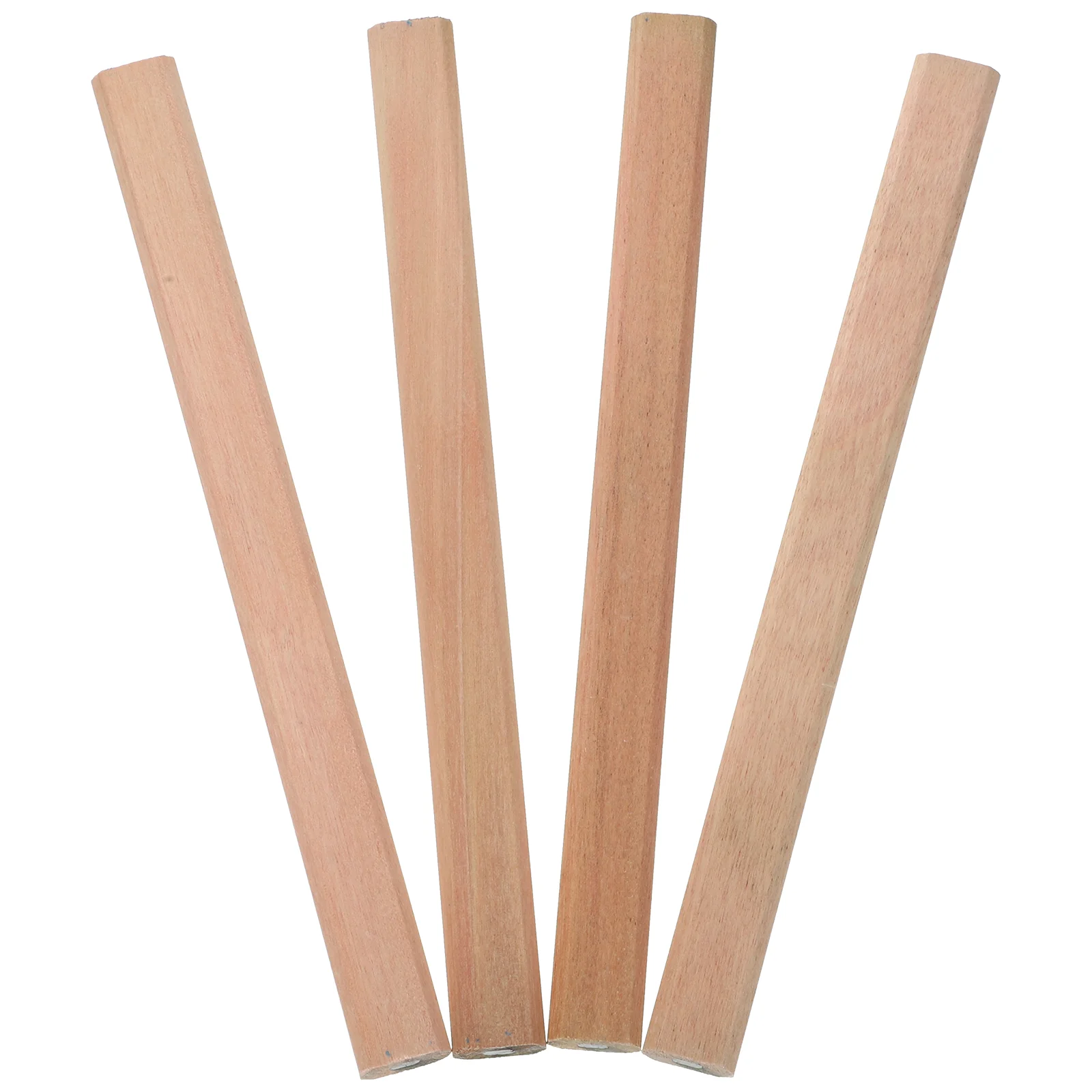 

4 Pcs Woodworking Pencils HB Black Carpenter Marking Tools Heavy Duty Construction Bulk Refillable Architect Design Supplies