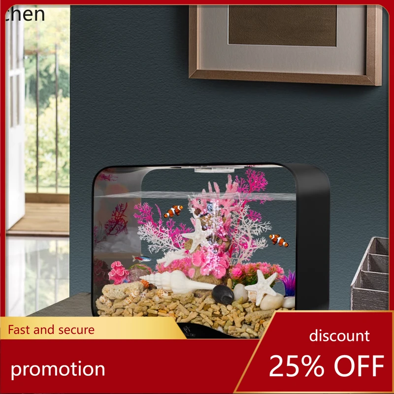 

HXL fish tank filter oxygen generator integrated machine living room small intelligent ecological goldfish aquarium