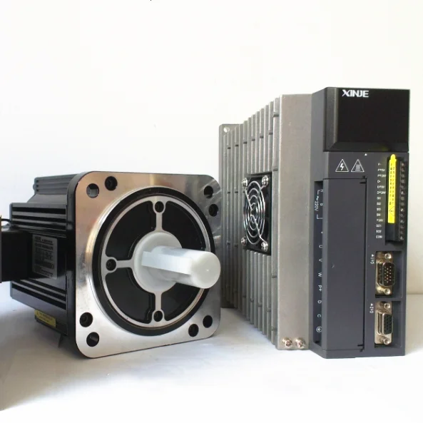 

AC Electric Motor MS-130ST-M06025B-21P5+DS3L-21P5-PFA 220V AC 1.5KW Servo Motor Drive Kits