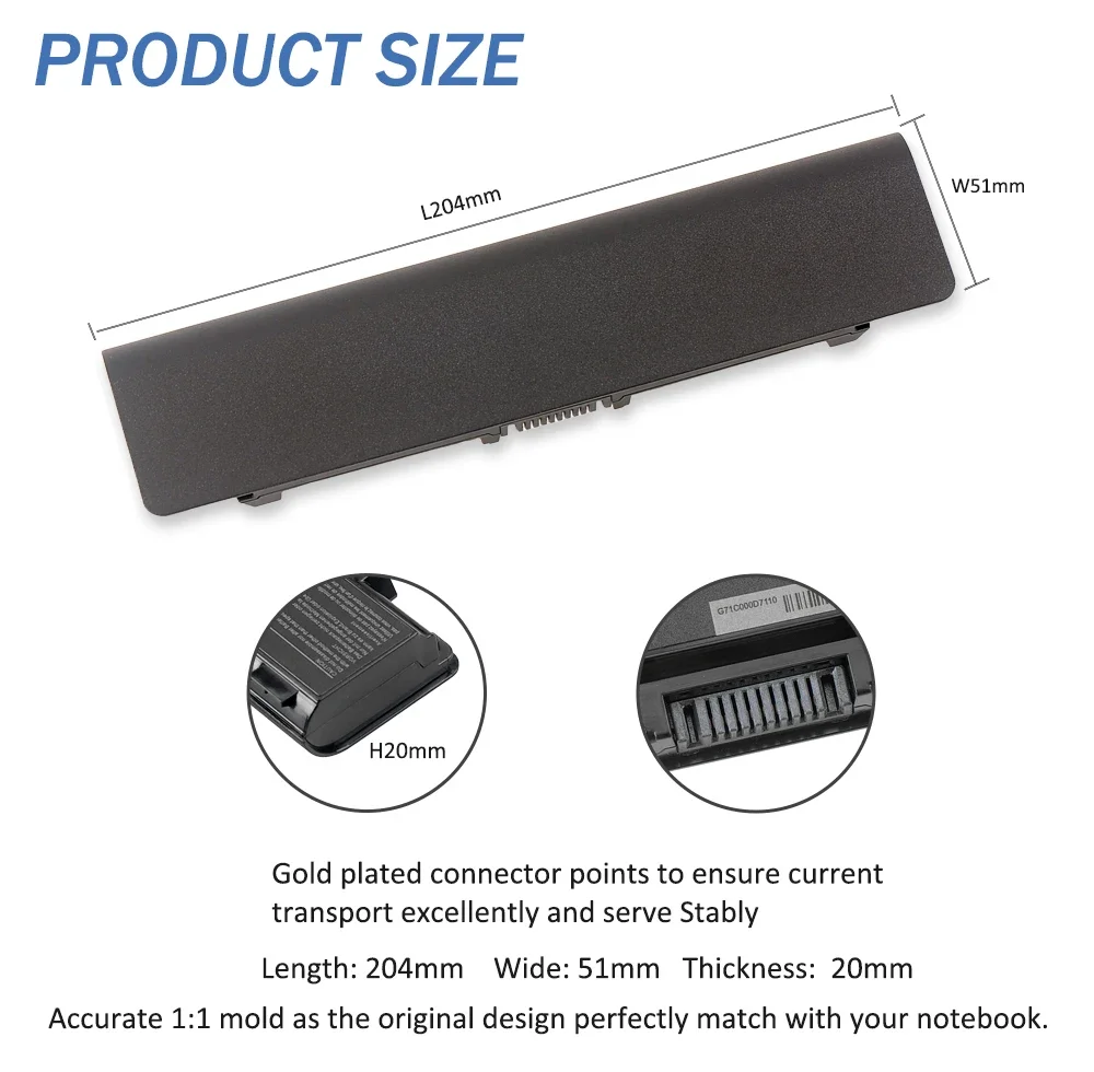 ETESBAY PA5024U-1BRS Laptop Battery For Toshiba Satellite C850 PABAS260