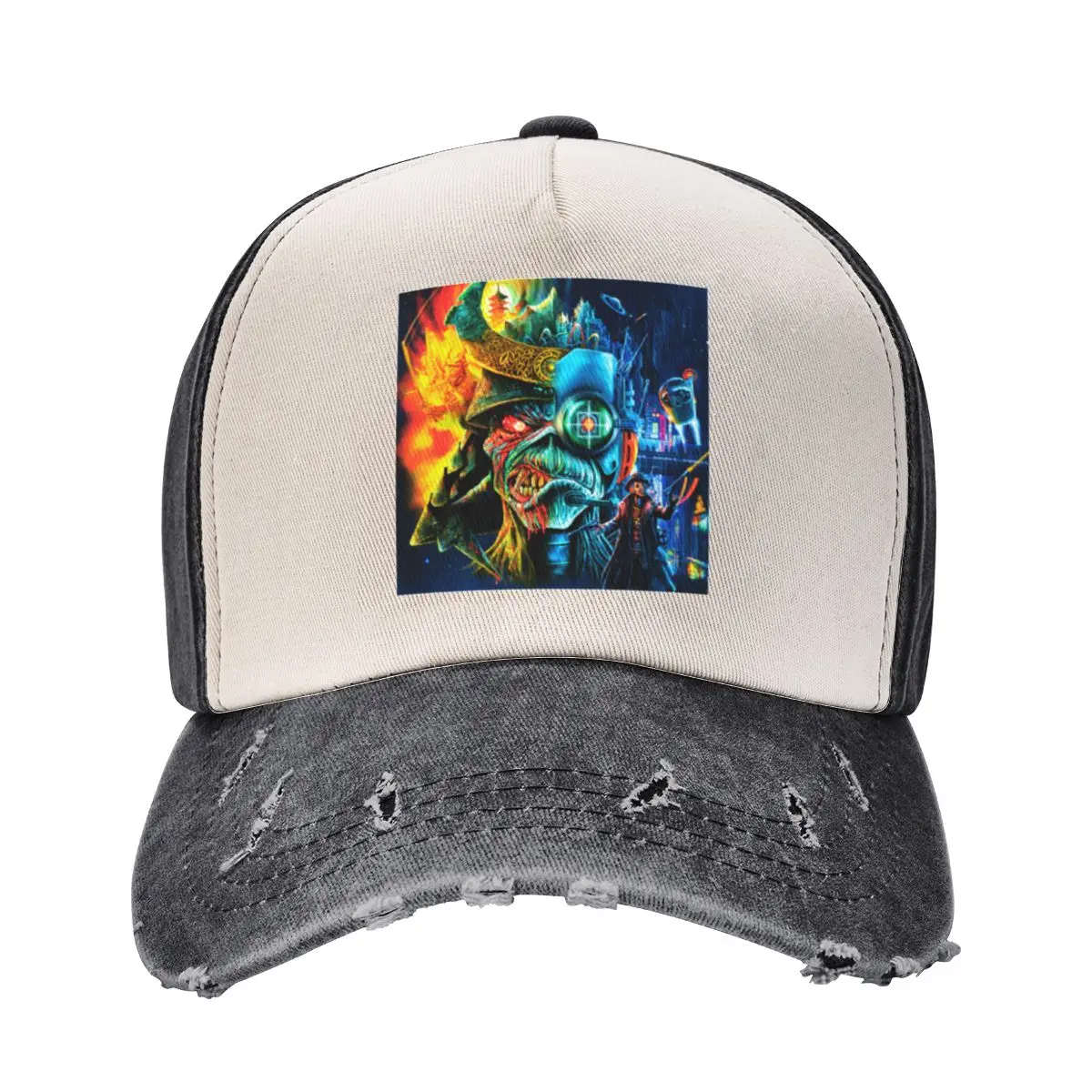 Fierce Devil Warrior Baseball Cap Big Size Hat Mountaineering Hat Beach Ladies Men's