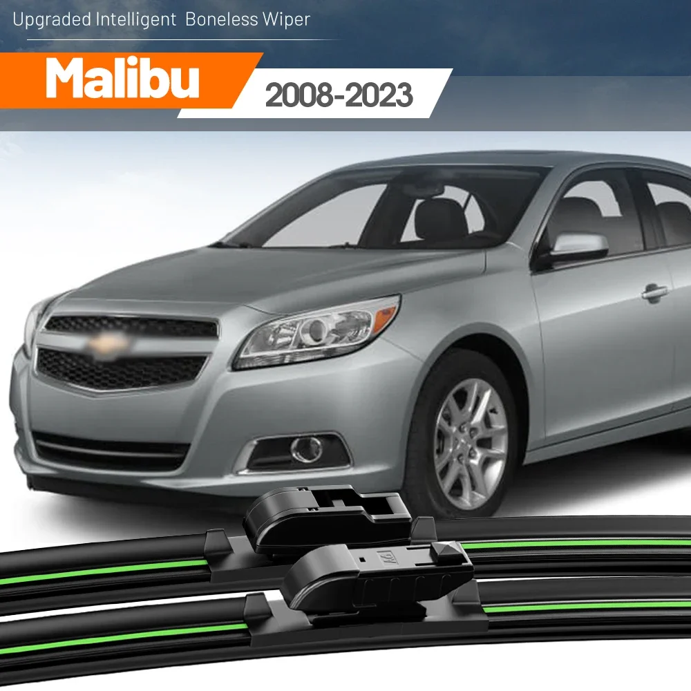 

2pcs For Chevrolet Malibu 2008-2023 Front Windshield Wiper Blades 2012 2013 2015 2016 2017 2020 Windscreen Window Accessories