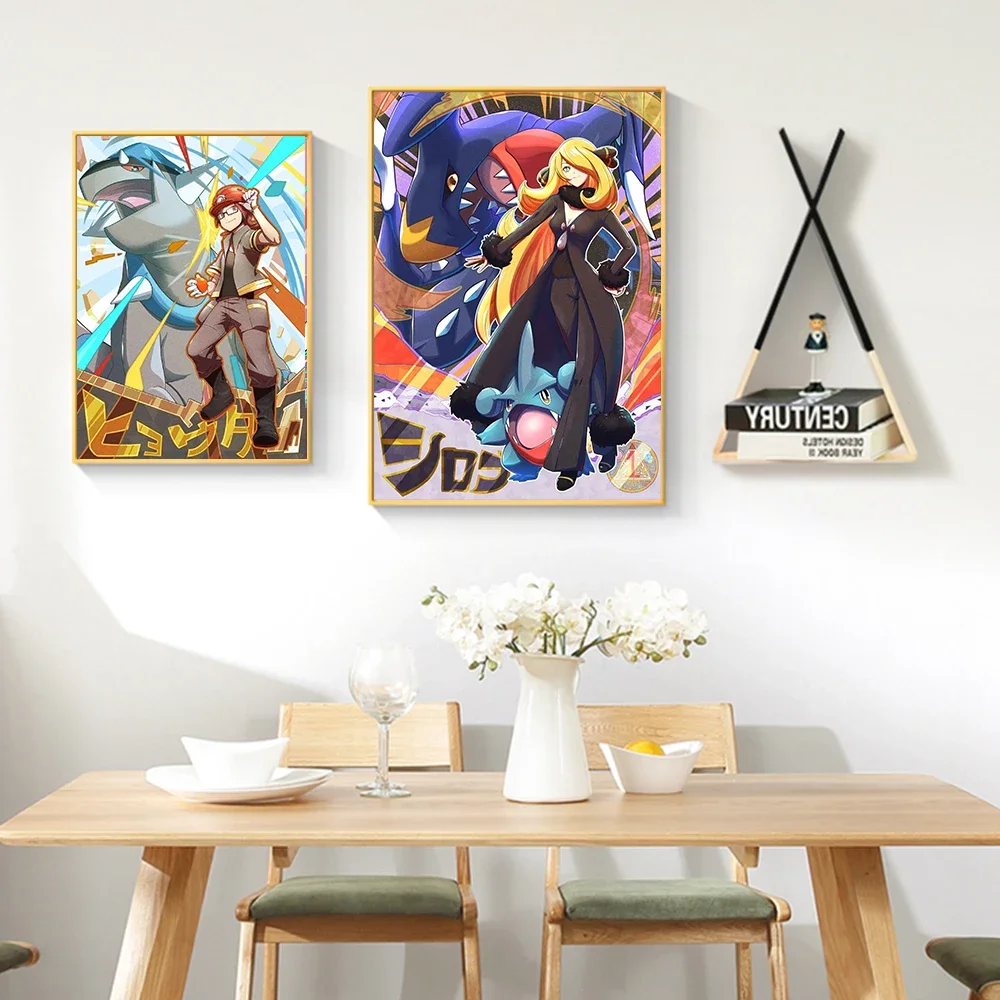 

Pokemon Anime Comic Canvas Painting Cartoon Poster Pikachu Wall Art Print Children Room Home Decor Watercolor Wall Art Picture