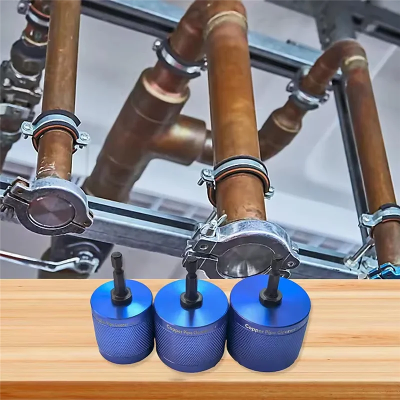 GYTB - Profesjonalne narzędzie dla hydraulika - Czyszczący do rur miedzianych, metalowe narzędzie hydrauliczne do czyszczenia odpływów, odpowietrzających i rur.