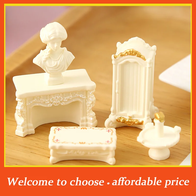 *1pc Dollhouse Simulation Mini Furniture Model Pretend Play Toys 1/12Dollhouse Living Room Scene Decoration Dolls House Ornament