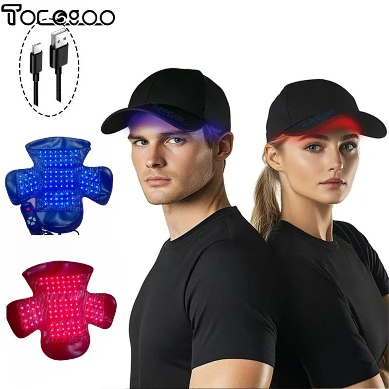 High Power LED Red Light Hair Growth Laser Cap Helmet Hat for Anti Hair Loss Regrowth Scalp Therapy Men Women Home view 4