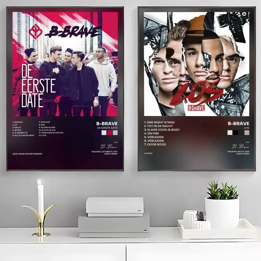 Band B-Brave Poster Modern Aesthetic Wall Art Print Trendy Bedroom Home Decor Gift