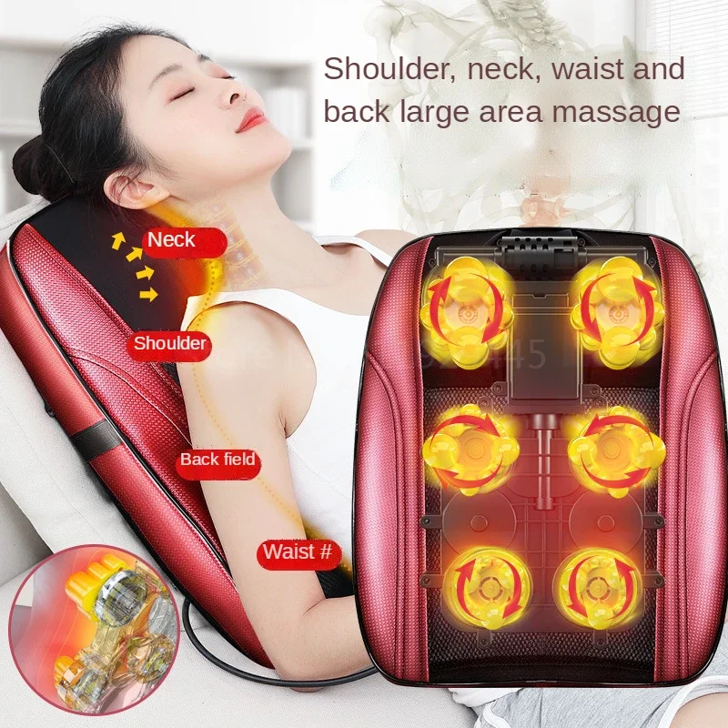 

Shoulder Neck Back Massager, Multifunctional Household Cushion, Cervical Spine Kneading Device, Pain Relief, Massage Chair Pad