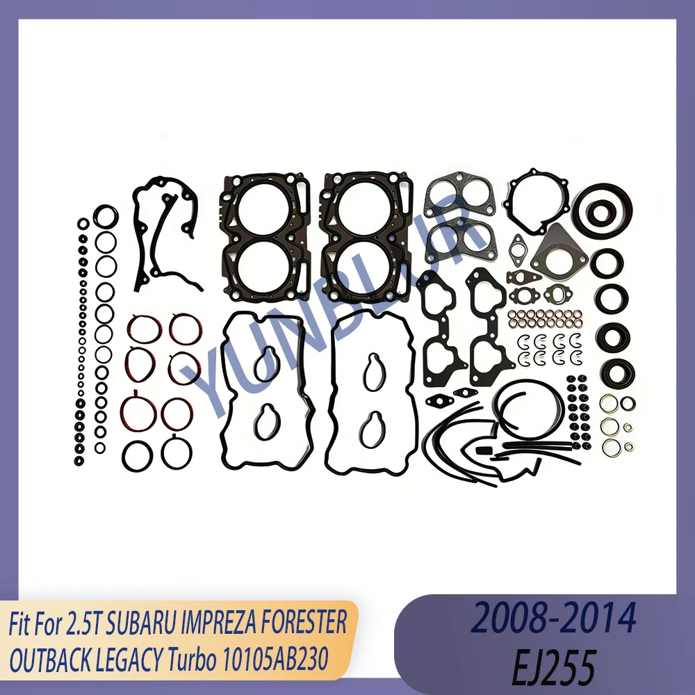 

Engine Part Cylinder Head Full Gasket Set Fit 2.5 T Gas EJ255 08-14 H4 For SUBARU IMPREZA FORESTER OUTBACK LEGACY Turbo
