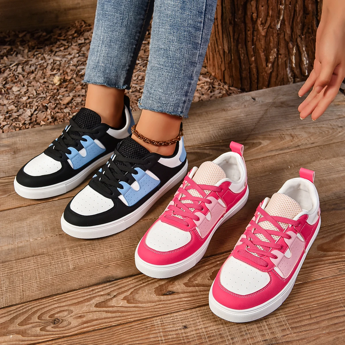 

2024 New Trend Sneakers Women Spring and Autumn Designer Shoes Casual Fashion Comfortable Flats Shoes Women Zapatos De Mujer