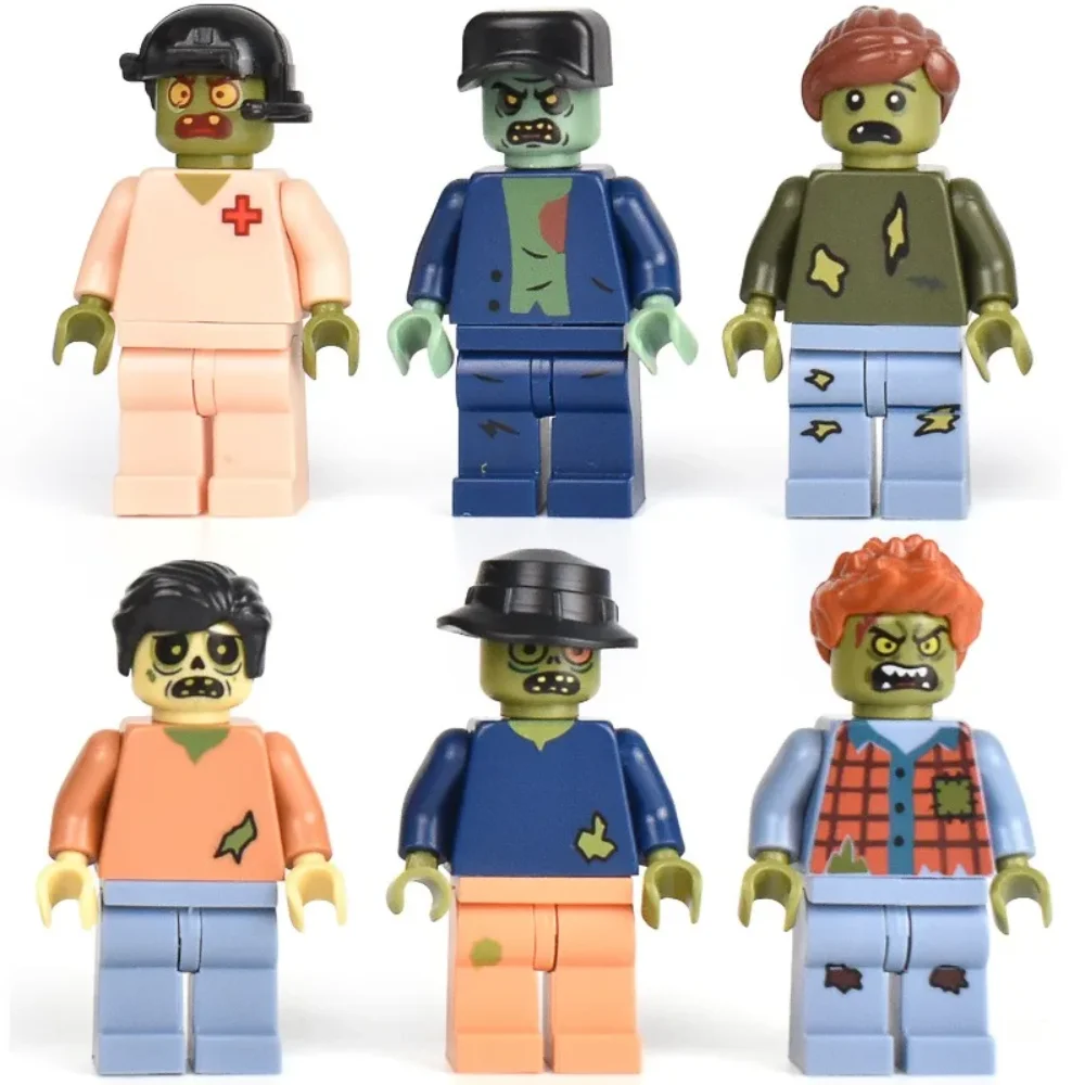 Bausteine, Figuren, humanoide Puppen, Spielzeug, Minifiguren, Kinderspielzeug, Geburtstagsgeschenke, Zeichentrickfiguren.