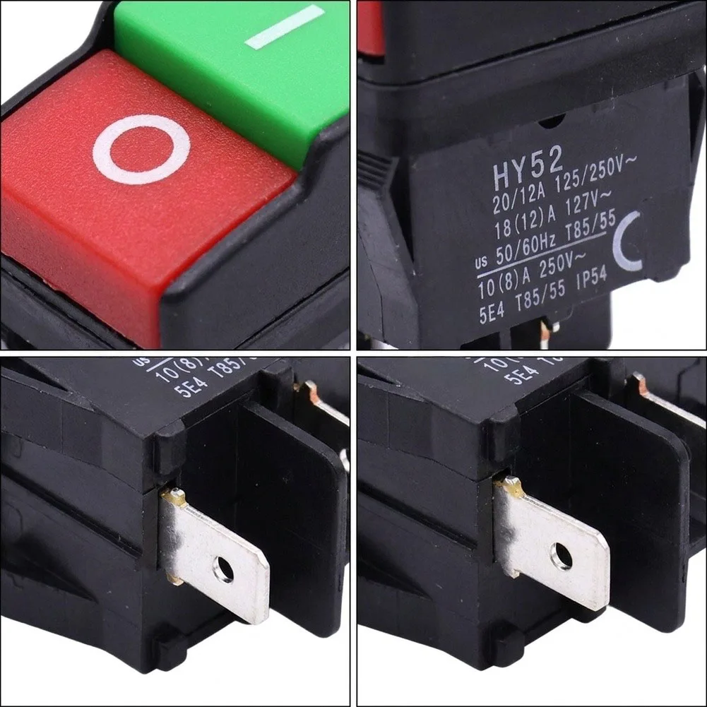 High Current Switch Car Wash Switch 35*46.6*28mm 20 12A Current Capacity 35*46.6*28mm Dust And Water Resistant