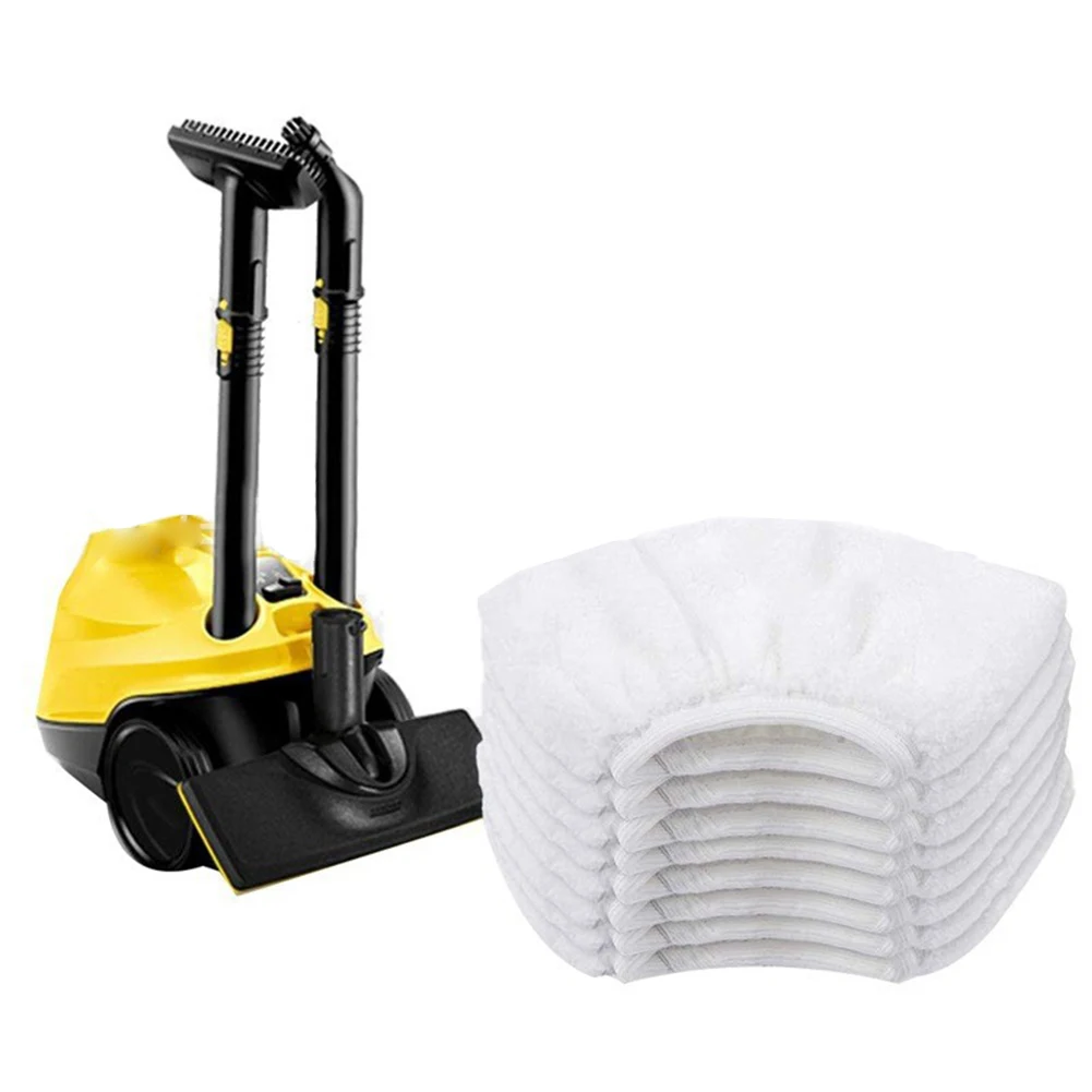 مجموعة قماش بديلة من الألياف الدقيقة لتنظيف البخار - 12 × غطاء بديل لأدوات التنظيف قطع غيار الأجهزة المنزلية #1