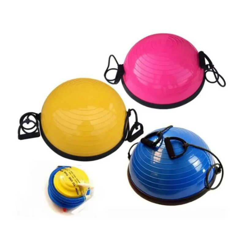 

Gym Fitness Balance Half Ball Reliable Stable Structure Ideal For Daily Exercise And Full Body Fitness Training