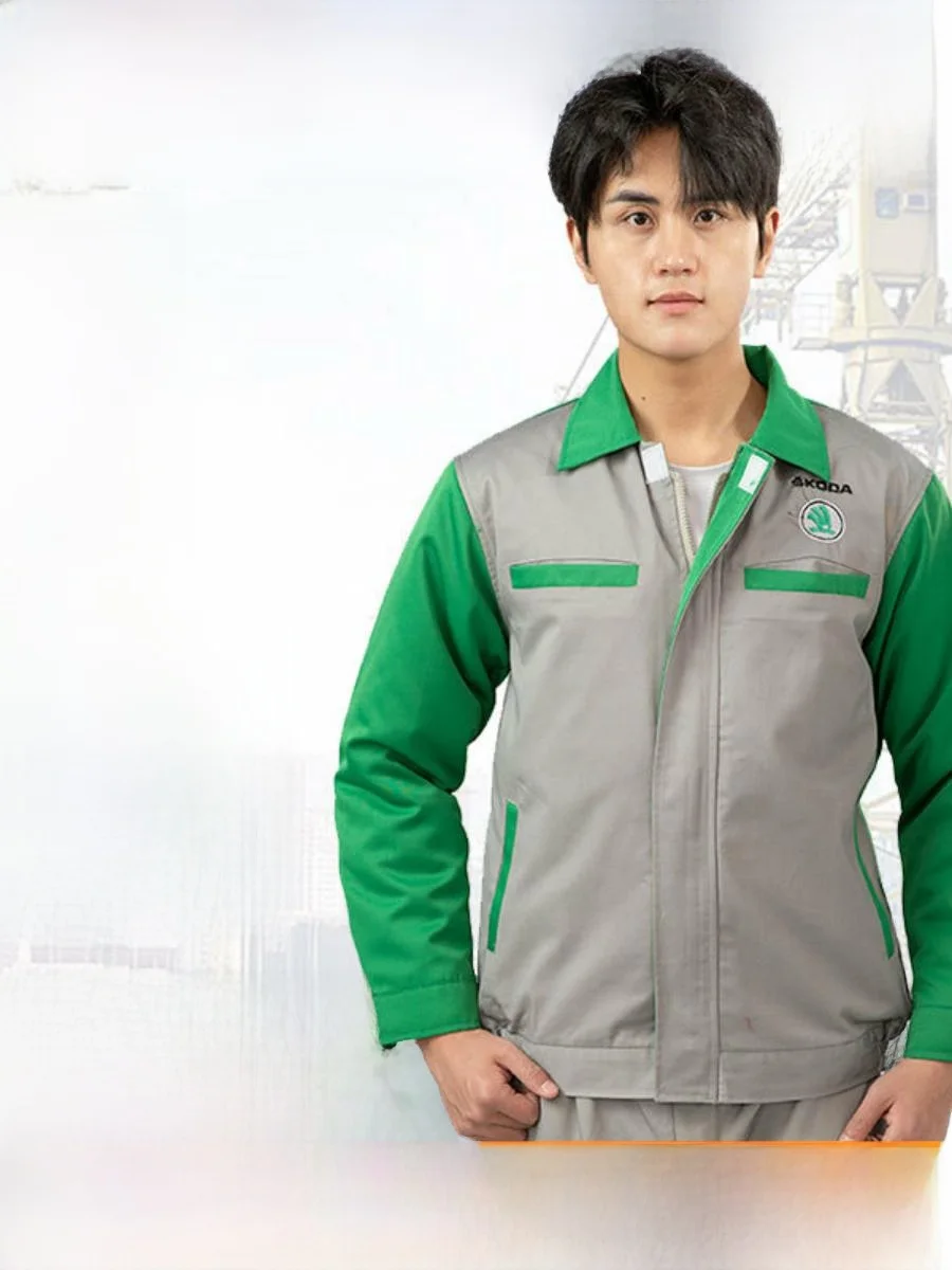 

Рабочая одежда Skoda 4S Store: износостойкая спецодежда для механиков, мужская, осенняя коллекция