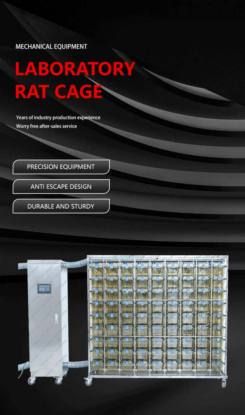 Laboratory Breeding Tub Psu Ppsu Lab Cage Small Animal Transport Rat Mice IVC Cage with Rack