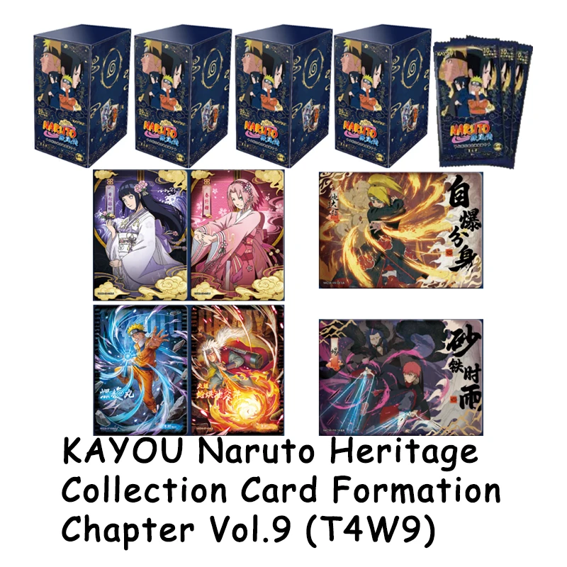 KAYOU Naruto Heritage Formation Chapter T4W9 Rare SSR UR SE SP Trading Cards Collectible Anime Gift