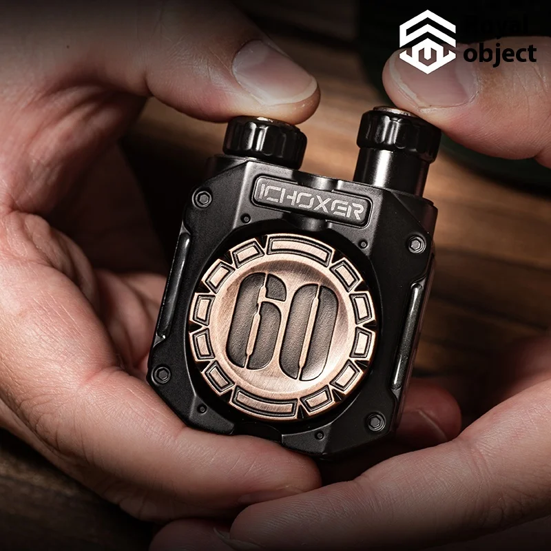 Taisei Twin Link EDC carte poussant doigt Spinner noir Tech soulagement du stress jouet Mini jouet Fidget Spinner