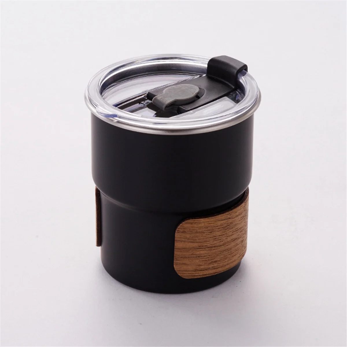 Outdoor Anti-Scalding Camping Cup 304 Stainless Steel Water Cup Portable High-Temperature Coffee Cup Black