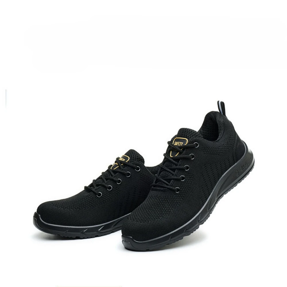 

Men's Safety Shoes - Steel Toe, Anti-Smash, Puncture Resistant, Lightweight & Breathable, Durable Work Boots.