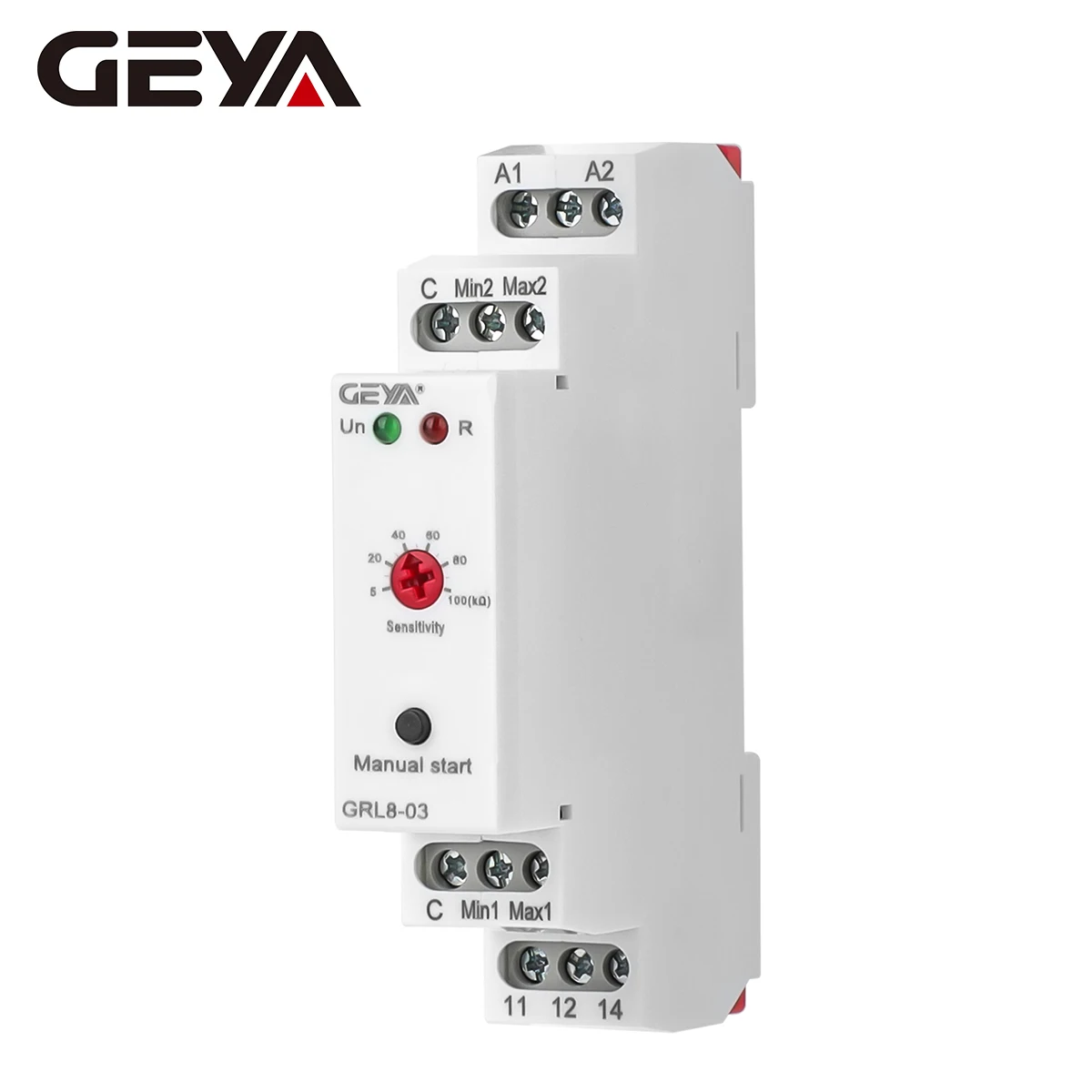 ​​GEYA GRL8-03 Liquid Level Relay Dual Tank Control Well&Tank 24-240V AC/DC Well-tank Level Intelligent Contorl Wide Voltage