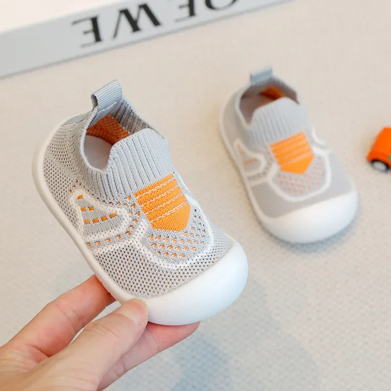 Baby Walking Shoes Soft Bottom Non-slip Baby Shoes Spring and Autumn A Stirrup 1-3 Years Old Children\'s Shoes and Socks