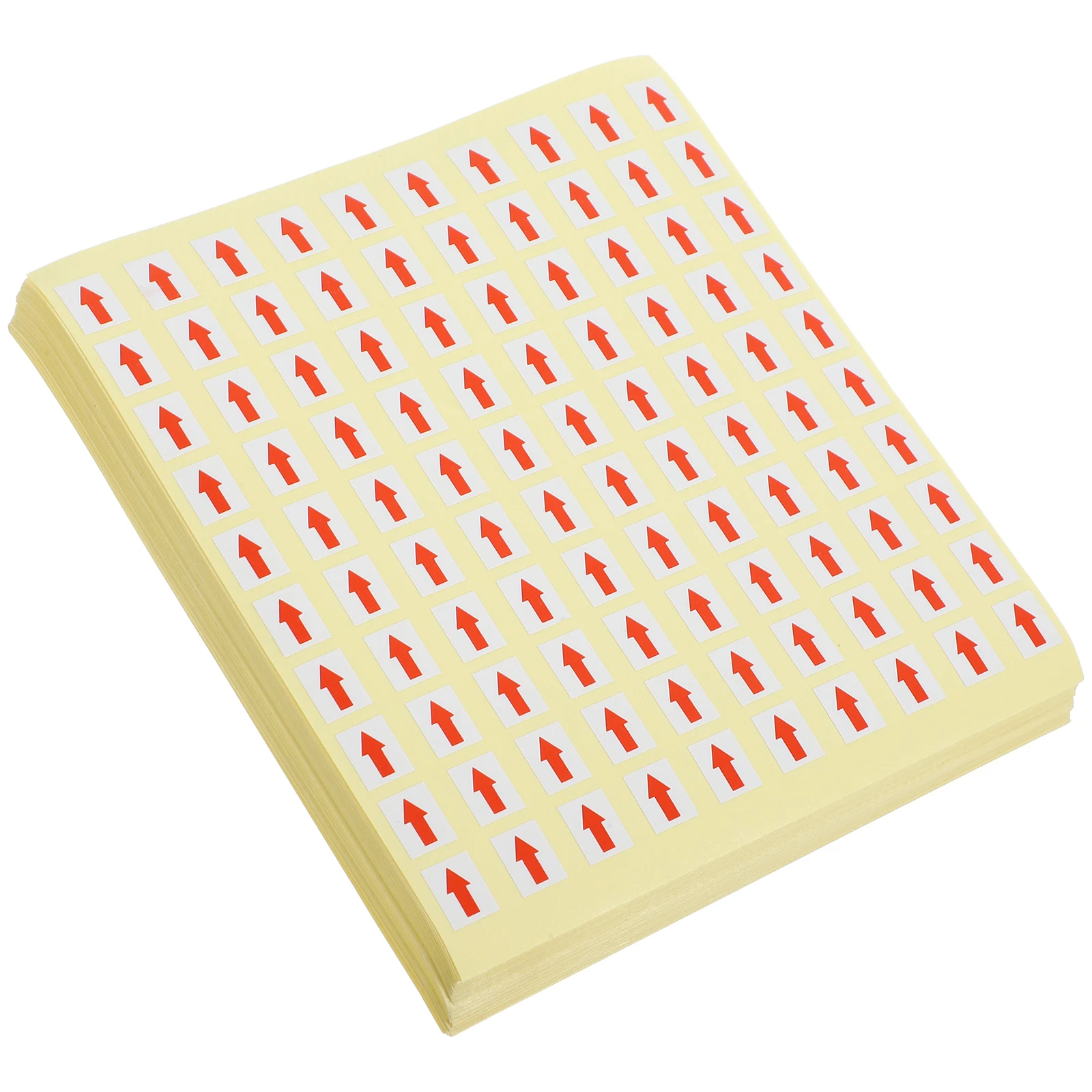 

60 Sheets Red Arrow Labels Practical Arrow Indicators For Defective Product Marking Paper Direction Stickers Equipment