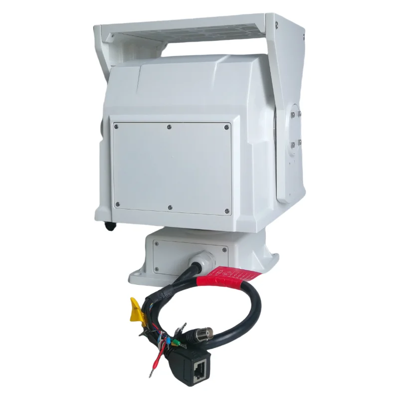 35Kg load Low-speed,heavy-duty Pan Tilt Motorized Head,worm gear transmission structure-self-locking when power is off