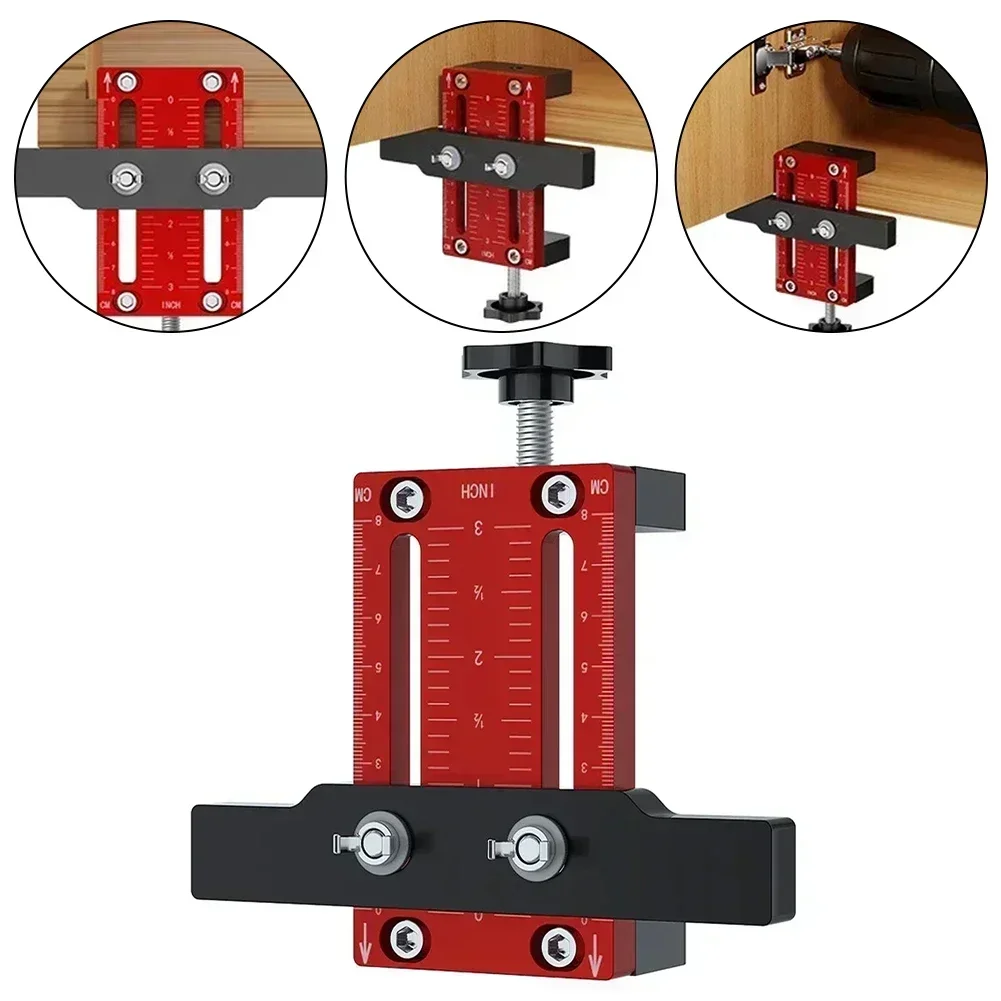 Imagem -06 - Armário Porta Montagem Jig Alumínio Integrado Faça Você Mesmo Instalação Ferramenta Posicionador Ferramentas Manuais Grampos Vises Suporte