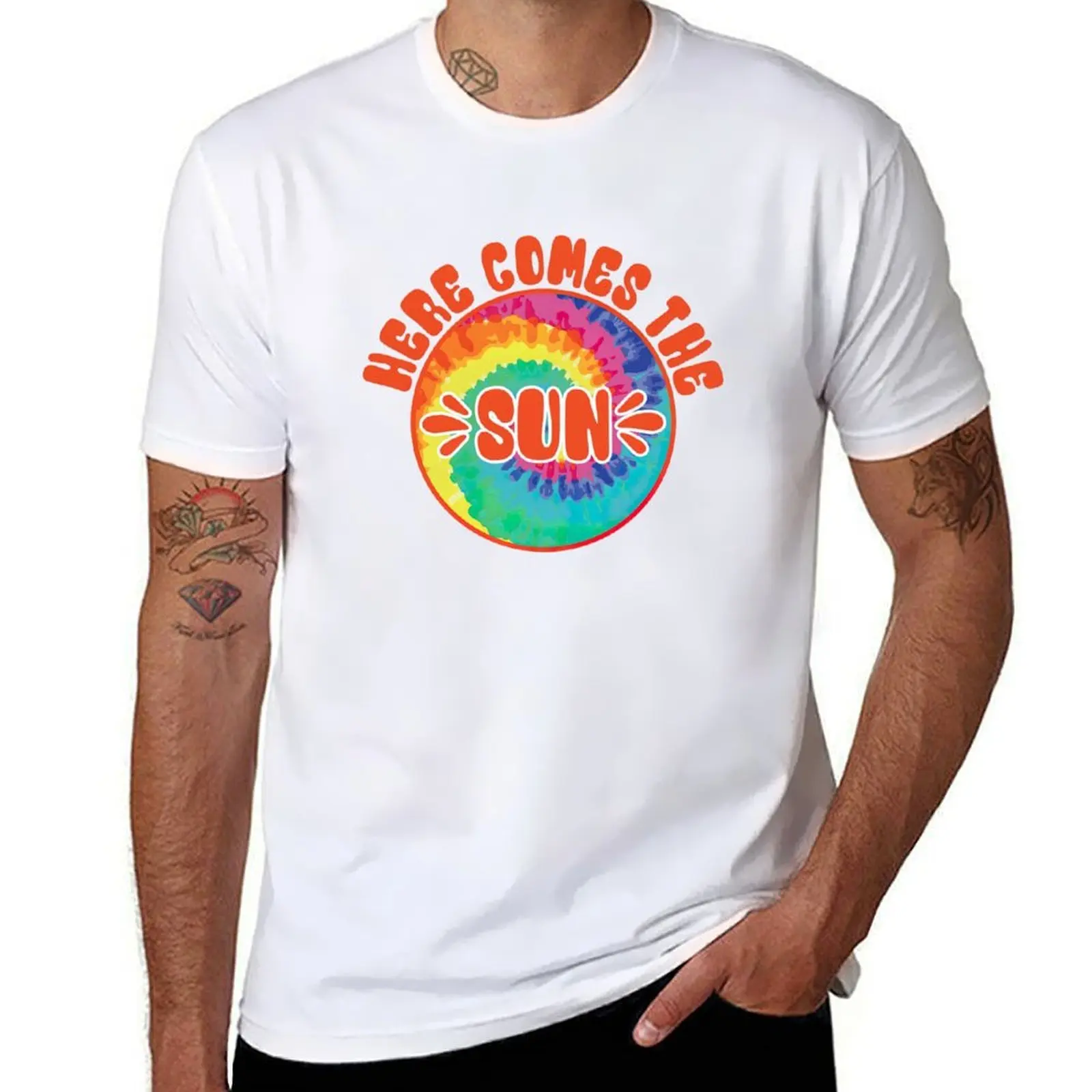Here Comes The Sun, Here Comes The Sun T-Shirt Trend Art Print T-Shirt