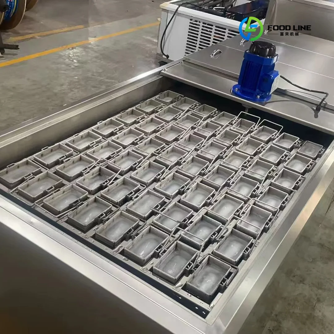 1T Capacity  Daily Output 1kg 3kg 5kg Ice Weight Ice Block Making Machine Brine South Africa Block Ice Machine Maker Custom