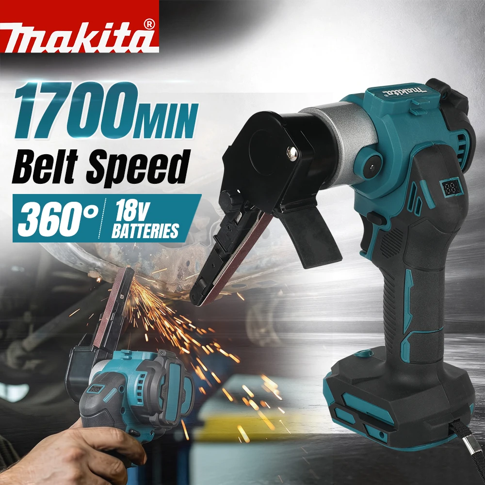 For Makita 18v Battery Pins DBS180Z Abrasive Belt Tool,700W Adjustable Speed,3/8