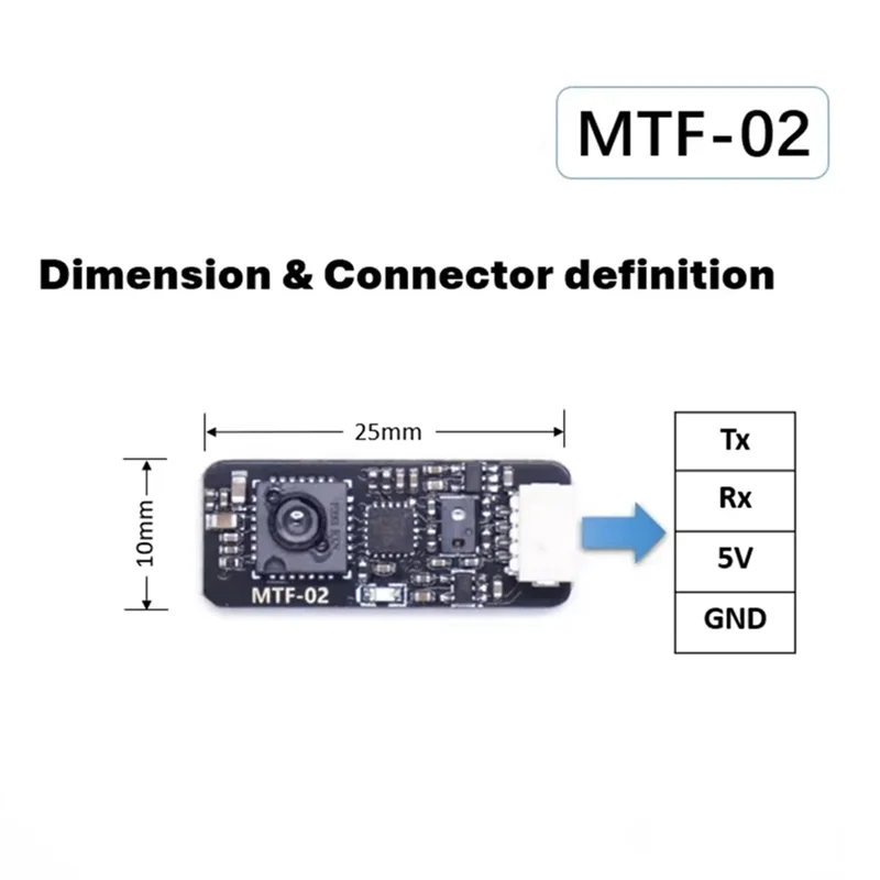AK51-MTF-02 OPTICAL FLOW & LIDAR SENSOR Module 6M