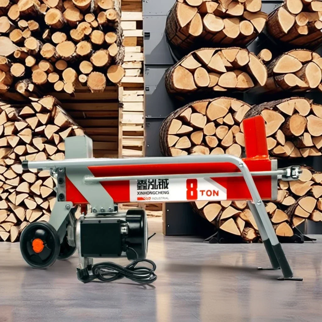 8t Hydraulic Log Splitter Small Fast Log Splitter Home Mini Electric Wood Splitter