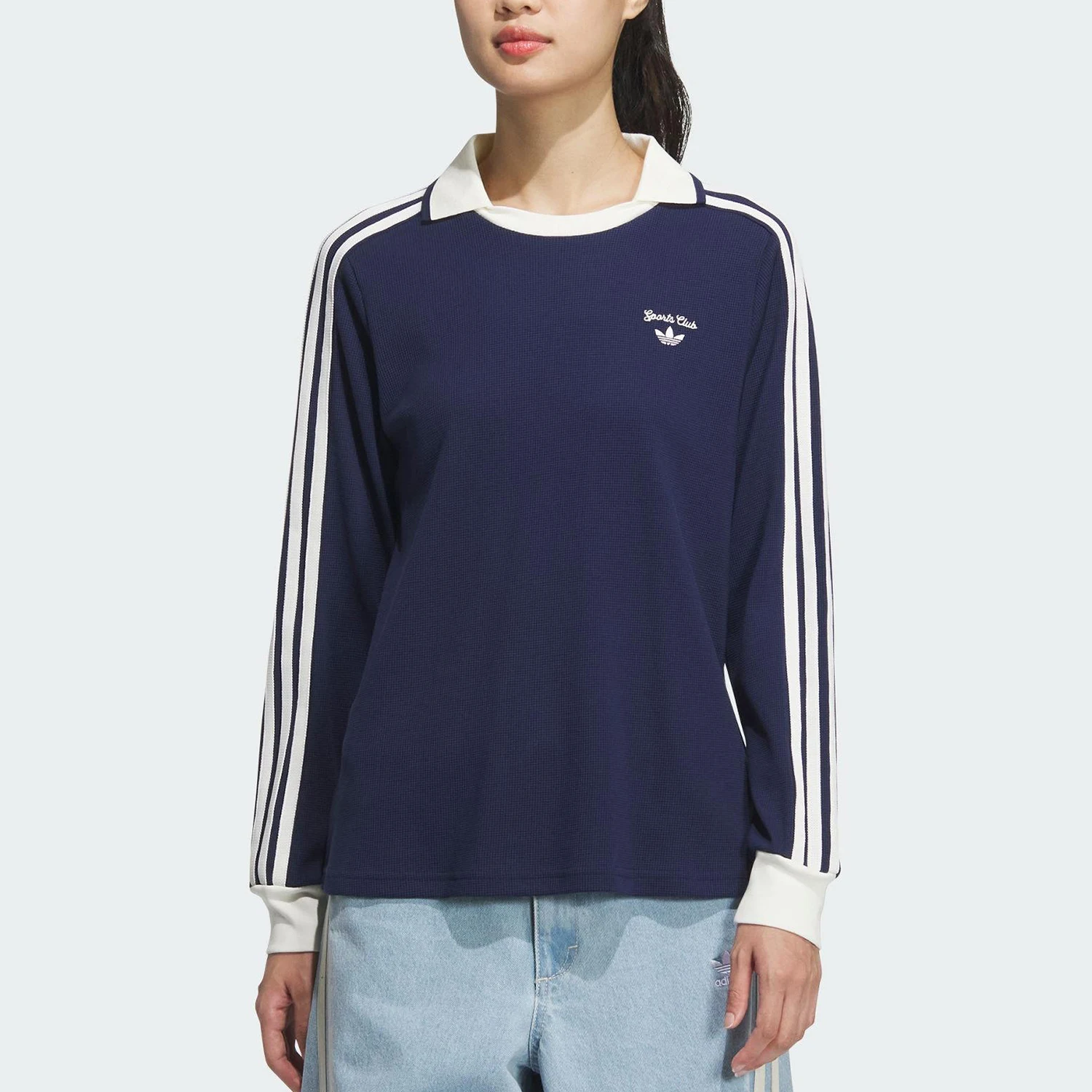 Adidas genuine clover women's pullover sport casual polo shirt JM8012