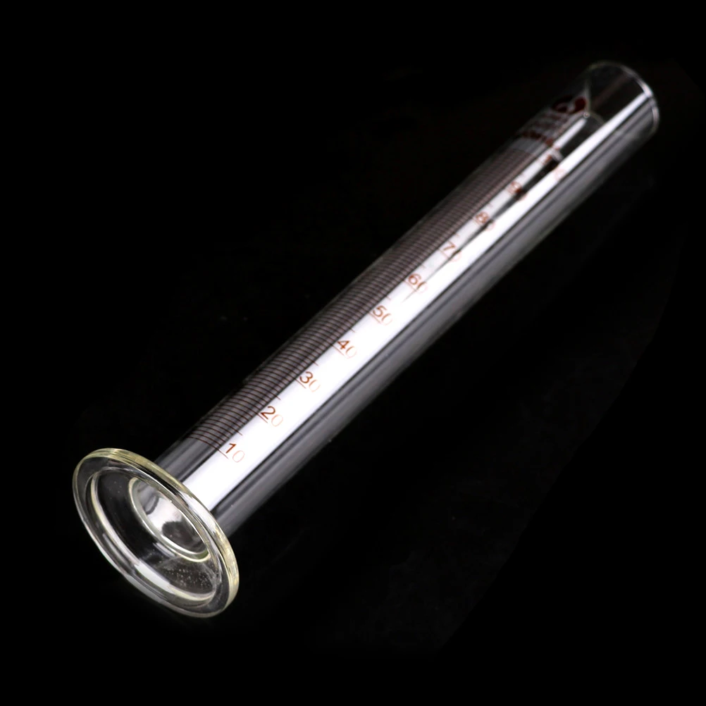 1PC Thick Glass Graduated Measuring Cylinder 100 mL Single Metric Scale Chemistry Lab Spout Measure