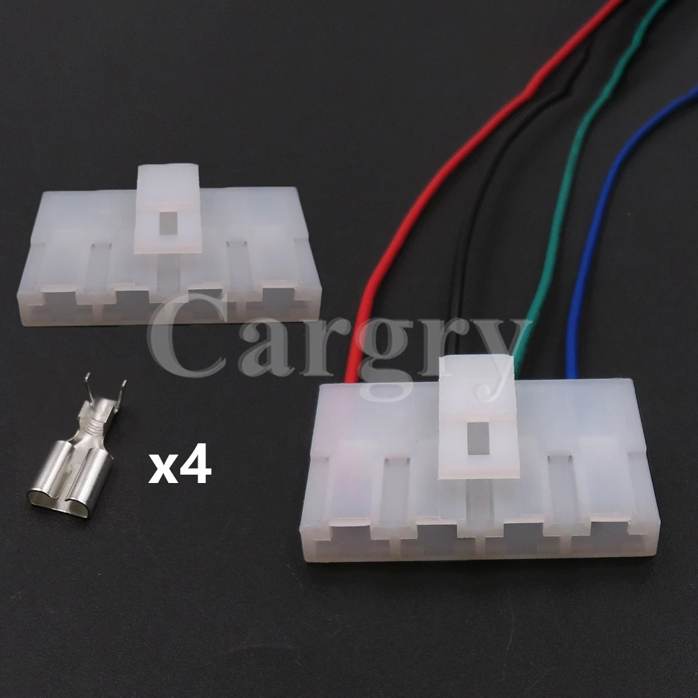 1 Set 4P PP0323802 AC Assembly Car Plastic Housing Unsealed Wiring Terminal Socket New Energy Automobile Wire Connector