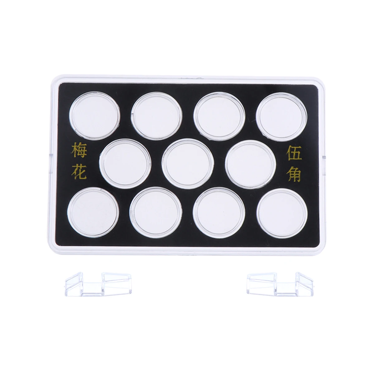 Coin Display Box Organizer Storage Medium Neat Collection Supplies Tight