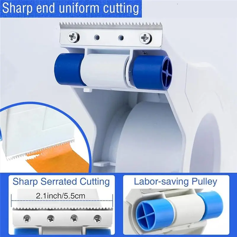 ABVJ-6PCS Set Masking Paint Tape Applicator, Painters Tape Applicator Tool With 5 Rolls Trim Paint Tape And Dispenser